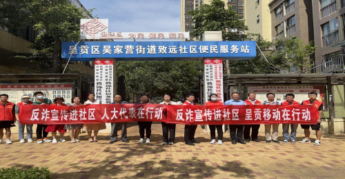 “反诈宣传进社区 人大代表在行动”专题活动